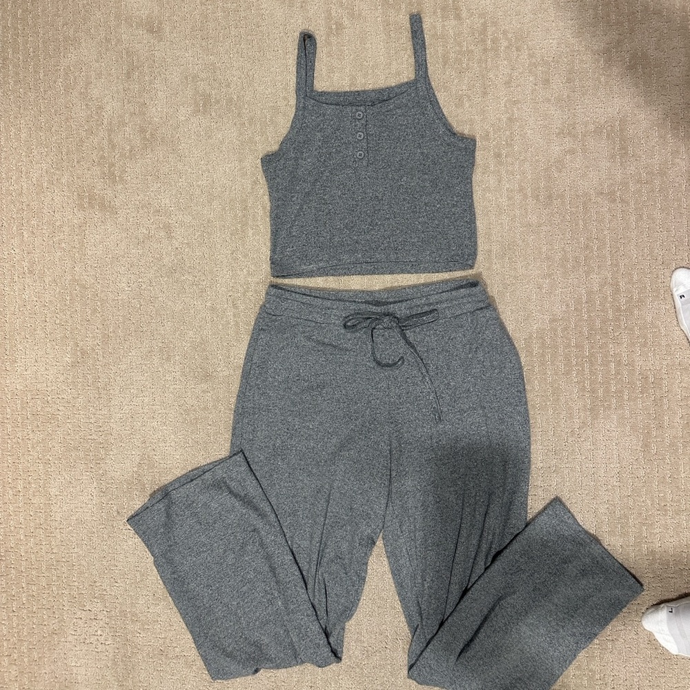 Women's Gray Lounge Set